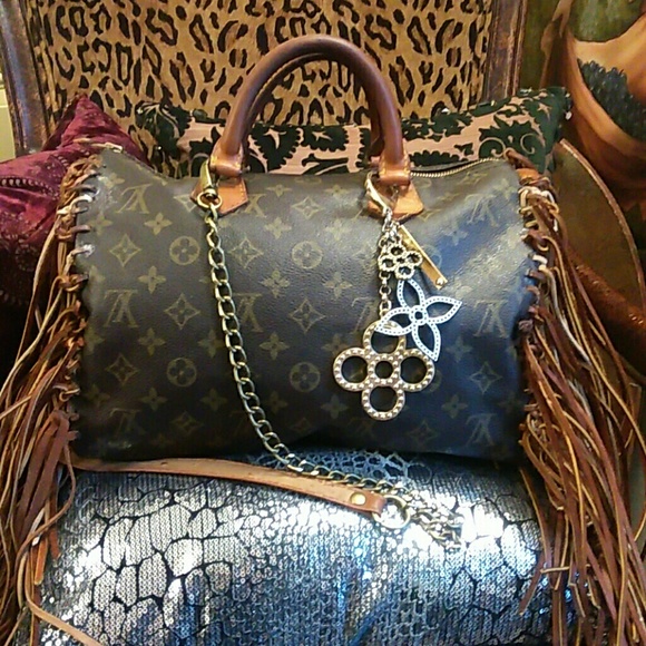 (SOLD)AUTHENTIC LOUIS VUITTON CUSTOM SPEEDY 35 - Picture 3 of 8